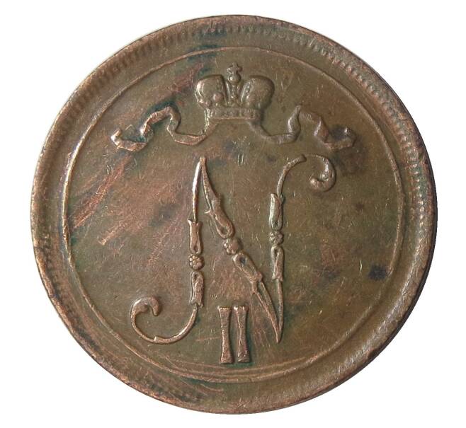 Монета 10 пенни 1916 года Русская Финляндия (Артикул M1-30289)