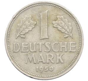 1 марка 1950 года G Западная Германия (ФРГ) — Фото №1