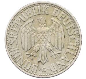 1 марка 1950 года G Западная Германия (ФРГ) — Фото №2