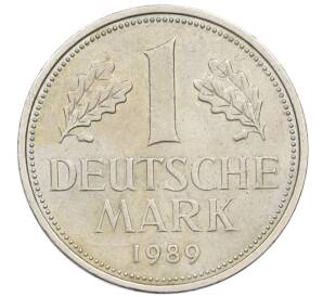 1 марка 1989 года D Западная Германия (ФРГ) — Фото №1