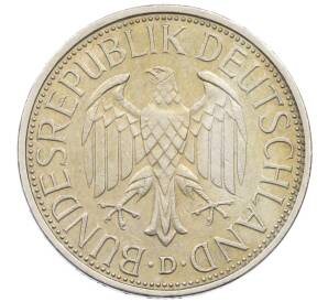 1 марка 1989 года D Западная Германия (ФРГ) — Фото №2