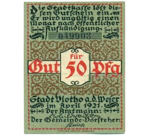 50 пфеннигов 1921 года Германия — город Флото (Нотгельд) — Фото №2