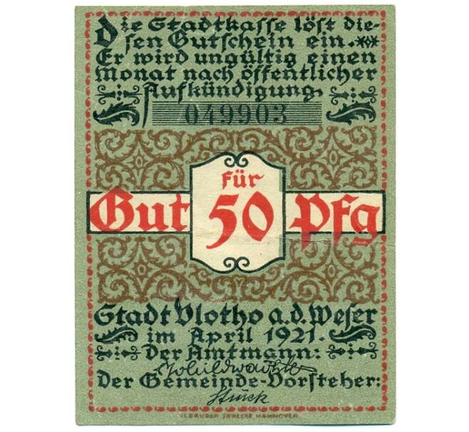 Банкнота 50 пфеннигов 1921 года Германия — город Флото (Нотгельд) (Артикул: K12-41795) — Фото №2