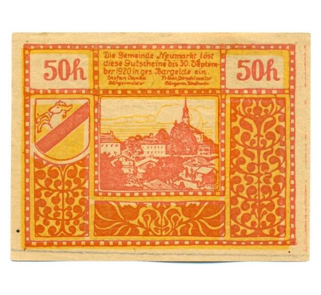 Банкнота 50 геллеров 1920 года Австрия — Ноймаркт Зальцбург (Нотгельд) (Артикул: K12-41812) — Фото №1