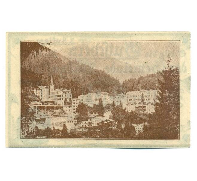 Банкнота 30 геллеров 1920 года Австрия — Бад-Гаштайн (Нотгельд) (Артикул: K12-41820) — Фото №2