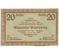 Банкнота 20 геллеров 1920 года Австрия — община Гайерсберг (Нотгельд) (Артикул: K12-41895) — Фото №1