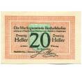 Банкнота 20 геллеров 1920 года Австрия — город Бишофсхофен (Нотгельд) (Артикул: K12-41897) — Фото №1
