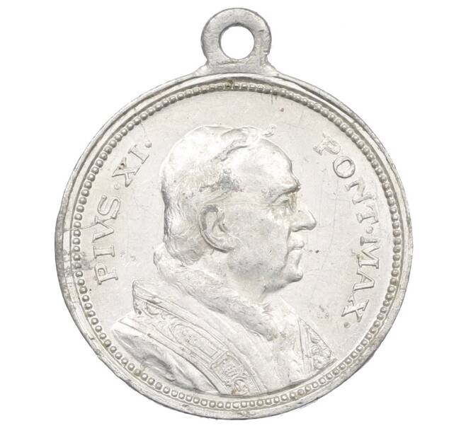 Нательный католический образок 1925 года «Пий XI» Италия (Артикул: K12-41925) — Фото №1