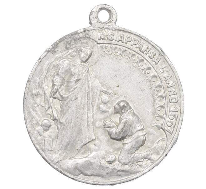 Нательный католический образок «Базилика Санта Мария ди Монталлегро» Италия (Артикул: K12-41926) — Фото №1