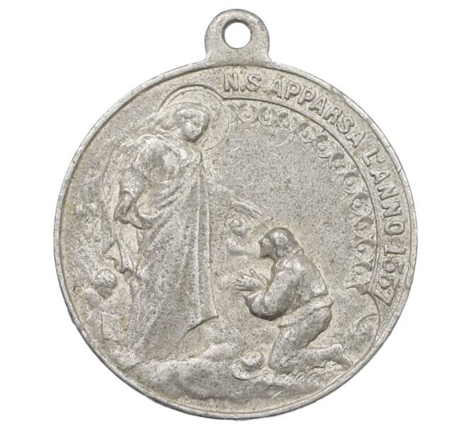 Нательный католический образок «Базилика Санта Мария ди Монталлегро» Италия (Артикул: K12-41927) — Фото №1