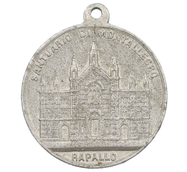 Нательный католический образок «Базилика Санта Мария ди Монталлегро» Италия (Артикул: K12-41927) — Фото №2