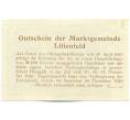 Банкнота 20 геллеров 1920 года Австрия — город Лилиенфельд (Нотгельд) (Артикул: K12-42132) — Фото №2