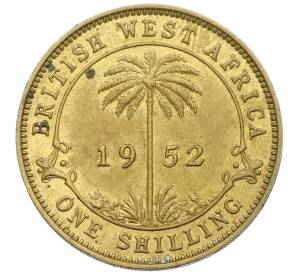 1 шиллинг 1952 года KN Британская Западная Африка — Фото №1