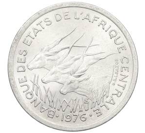 1 франк 1976 года Центрально-Африканский валютный союз — Фото №1