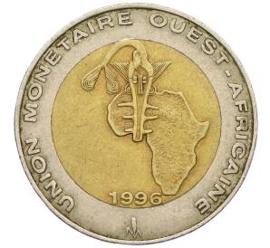 250 франков 1996 года Западно-Африканский валютный союз — Фото №2