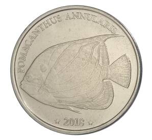 10 франков 2018 года Самоа — Рыба Ангел-анулярис — Фото №1