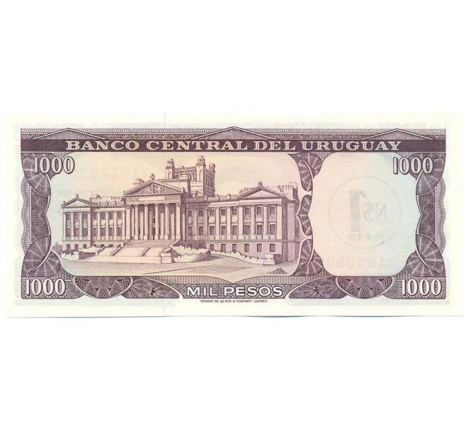 Банкнота 1 новый песо 1975 года Уругвай (надпечатка на 1000 песо 1967 года) (Артикул: K12-42395) — Фото №2