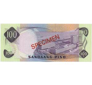 100 песо 1978 года Филиппины (ОБРАЗЕЦ) — Фото №2