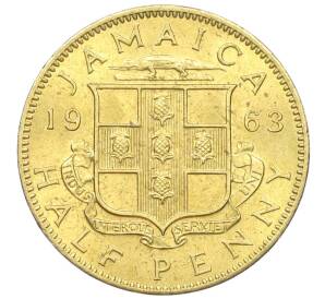 1/2 пенни 1963 года Ямайка — Фото №1