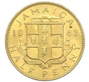 1/2 пенни 1963 года Ямайка — Фото №1