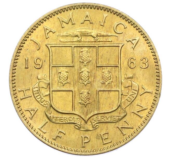 Монета 1/2 пенни 1963 года Ямайка (Артикул: M2-82349) — Фото №1