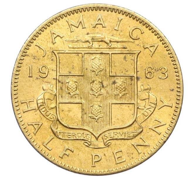 Монета 1/2 пенни 1963 года Ямайка (Артикул: M2-82352) — Фото №1