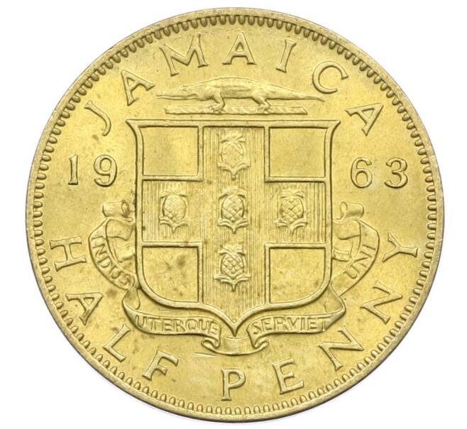 Монета 1/2 пенни 1963 года Ямайка (Артикул: M2-82360) — Фото №1