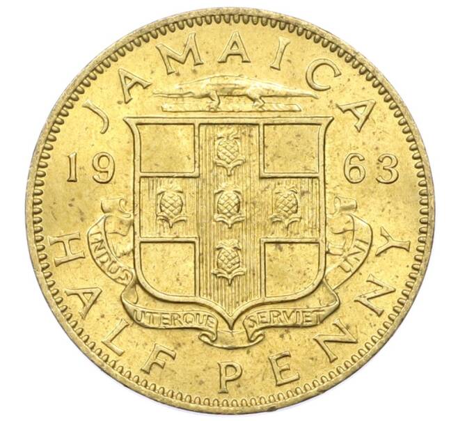 Монета 1/2 пенни 1963 года Ямайка (Артикул: M2-82362) — Фото №1