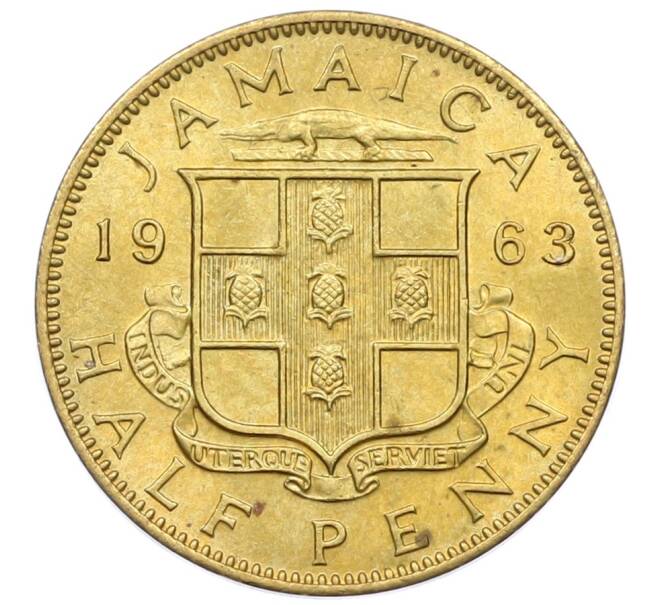 Монета 1/2 пенни 1963 года Ямайка (Артикул: M2-82365) — Фото №1