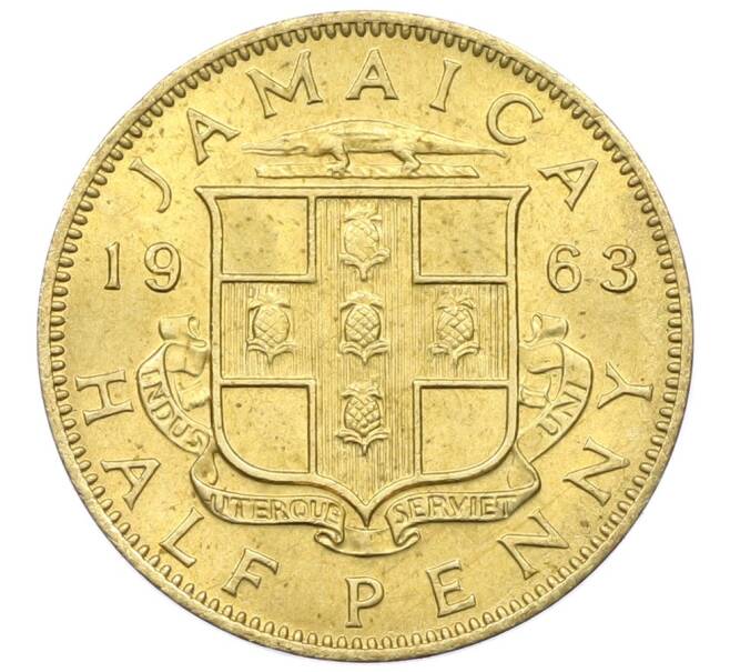 Монета 1/2 пенни 1963 года Ямайка (Артикул: M2-82369) — Фото №1