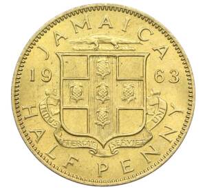 1/2 пенни 1963 года Ямайка — Фото №1