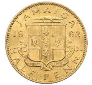 1/2 пенни 1963 года Ямайка — Фото №1