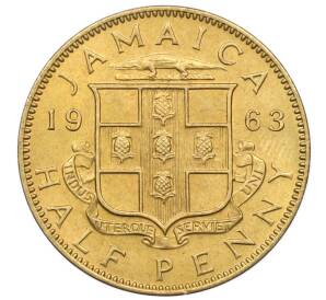 1/2 пенни 1963 года Ямайка — Фото №1