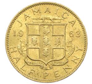 1/2 пенни 1963 года Ямайка — Фото №1