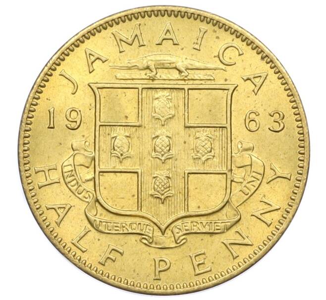 Монета 1/2 пенни 1963 года Ямайка (Артикул: M2-82380) — Фото №1