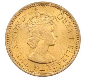 1/2 цента 1955 года Британские Восточные Карибы — Фото №2