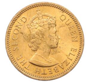 1/2 цента 1955 года Британские Восточные Карибы — Фото №2