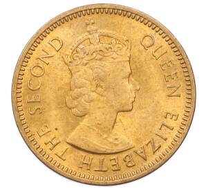 1/2 цента 1955 года Британские Восточные Карибы — Фото №2