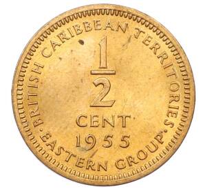 1/2 цента 1955 года Британские Восточные Карибы — Фото №1