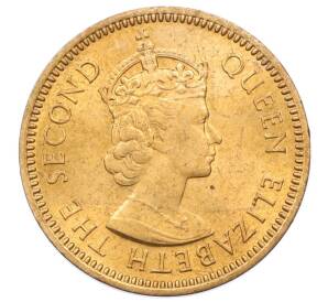 1/2 цента 1955 года Британские Восточные Карибы — Фото №2