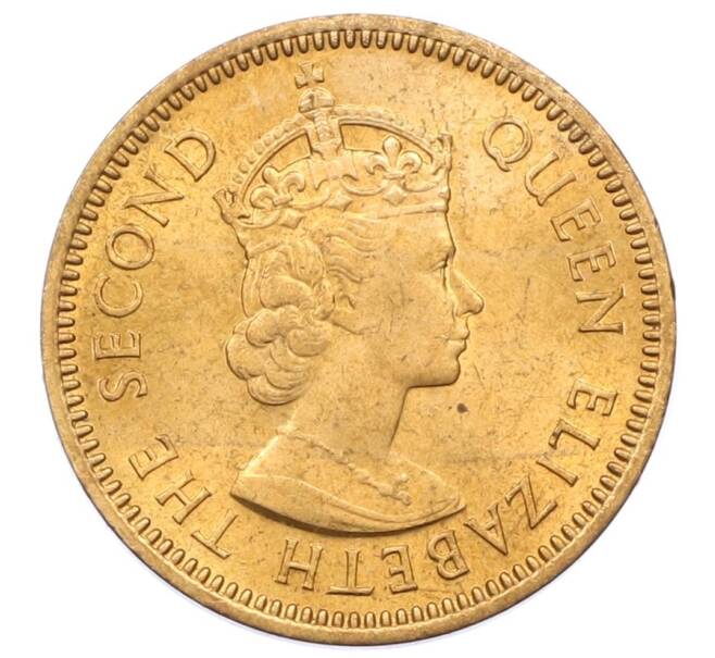 Монета 1/2 цента 1955 года Британские Восточные Карибы (Артикул: M2-82399) — Фото №2