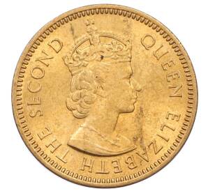 1/2 цента 1955 года Британские Восточные Карибы — Фото №2