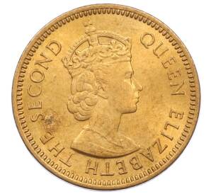 1/2 цента 1955 года Британские Восточные Карибы — Фото №2