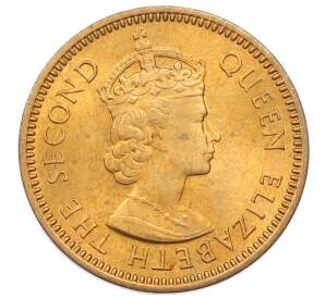 1/2 цента 1955 года Британские Восточные Карибы — Фото №2