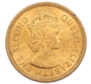 1/2 цента 1955 года Британские Восточные Карибы — Фото №2