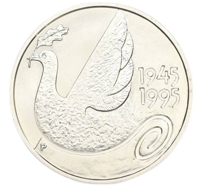 Монета 100 марок 1995 года Финляндия «50 лет ООН» (Артикул: M2-82426) — Фото №1