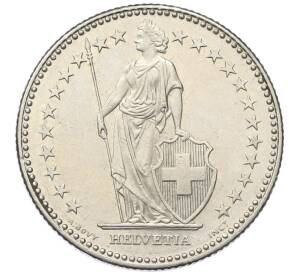 2 франка 1989 года Швейцария — Фото №2