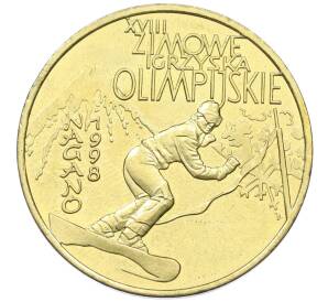 2 злотых 1998 года Польша «XVIII зимние Олимпийские Игры 1998 в Нагано» — Фото №1