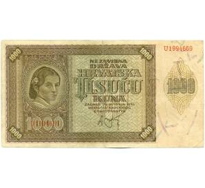 1000 кун 1941 года Хорватия — Фото №1