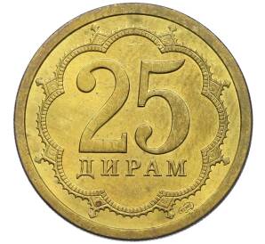 25 дирам 2006 года Таджикистан (Немагнитная) — Фото №1